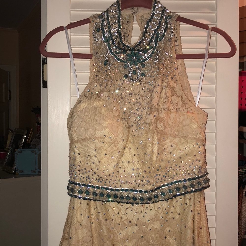 Homecoming dress with shoes size 8